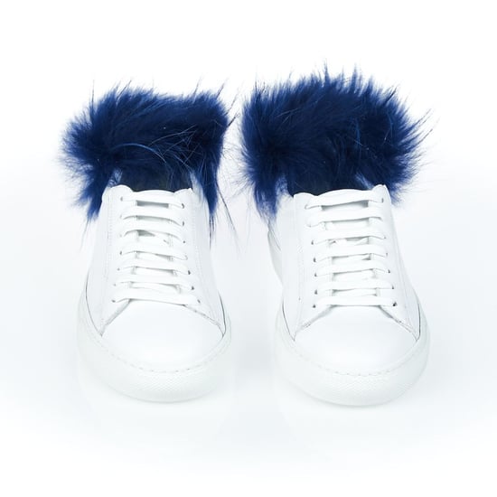Mr&Mrs Italy Witte Lamsleer Dames Sneaker - Image 2