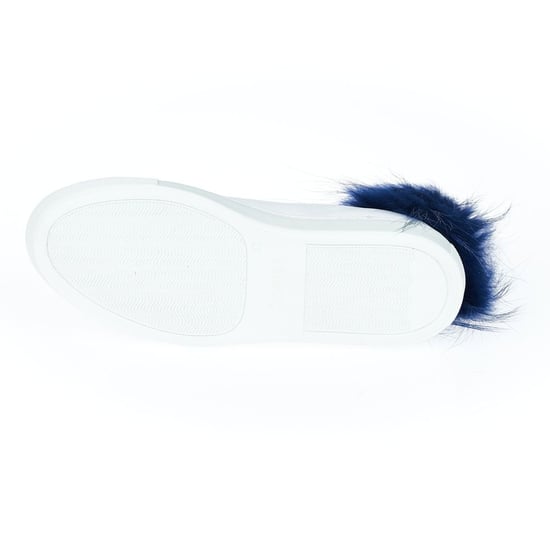 Mr&Mrs Italy Witte Lamsleer Dames Sneaker - Image 5