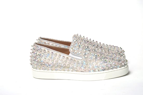 Christian Louboutin Witte Ab/Clear Ab Roller Boot Dames Instapper Sneaker - Image 1
