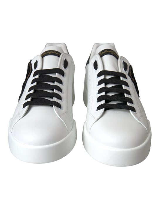 Dolce & Gabbana Witte Leren DG Logo Casual Lage Sneakers Schoenen - Image 2