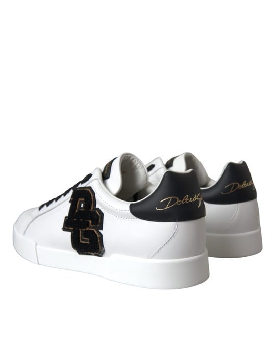 Dolce & Gabbana Witte Leren DG Logo Casual Lage Sneakers Schoenen - Image 4