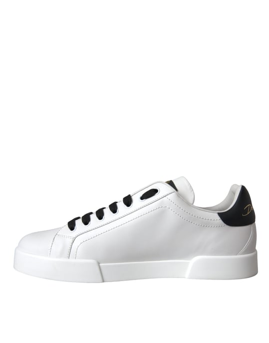Dolce & Gabbana Witte Leren DG Logo Casual Lage Sneakers Schoenen - Image 5