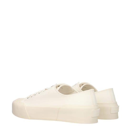 Jil Sander beige tyg låga sneakers - Image 4