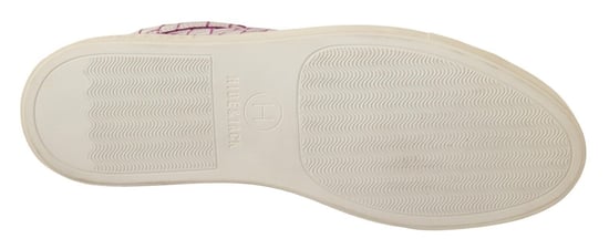 HIDE & JACK Witte Bordeaux Leren Casual Veterschoenen - Image 3