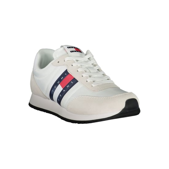 Tommy Hilfiger Witte Beige Polyester Heren Sneakers - Image 2