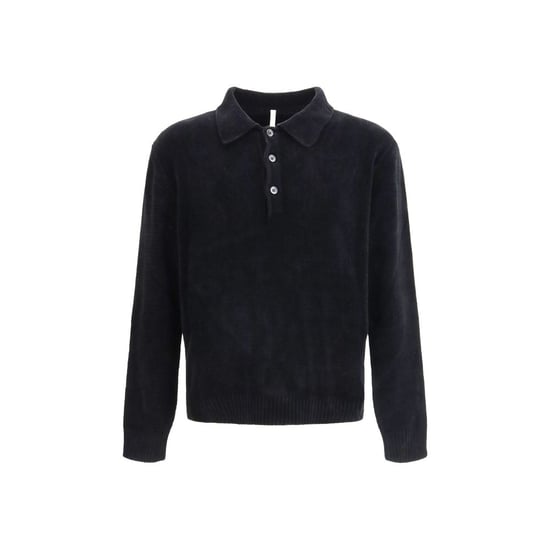 Sunflower Black Cotton Polo Shirt - Image 1