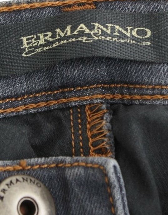 Ermanno Scervino Grijze Slim Jeans Denim Broek Skinny Leg Stretch - Image 6