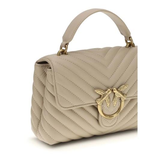 PINKO Beige Kalfslederen Bos Taurus Handtas - Image 3