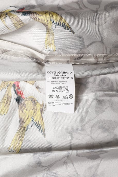 Dolce & Gabbana Multikleur Zijde Geprinte Overhemd met Knopen - Image 5
