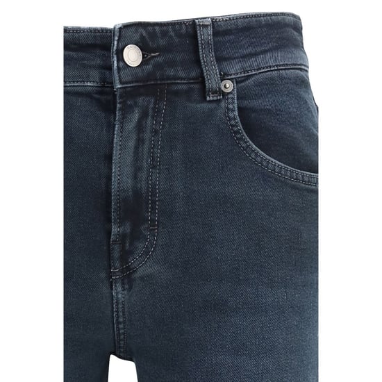 Haikure Blue Cotton Flared Jeans - Image 3