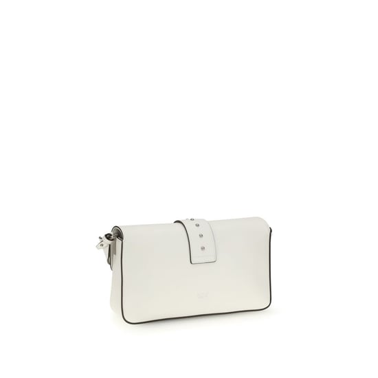 PINKO Witte Leren Schoudertas - Image 3