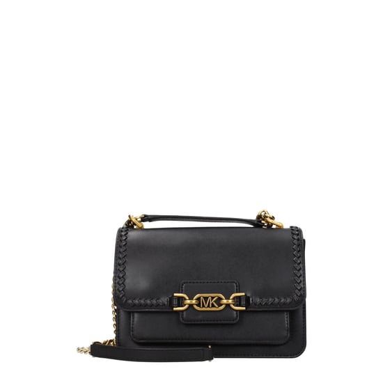 Michael Kors Zwarte Leren Schoudertas - Image 1