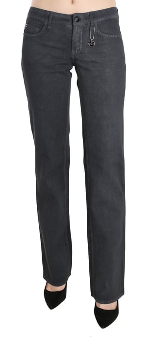 Costume National Grijze Lage Taille Rechte Jeansbroek - Image 2