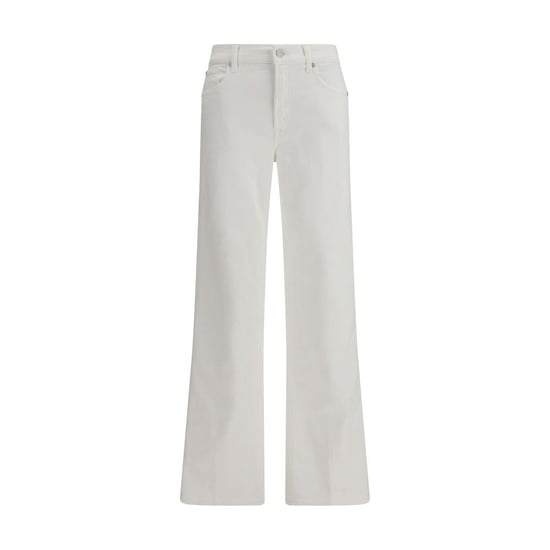 7FOR Witte Katoenen Rechte Jeans - Image 1