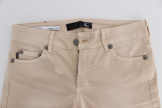 Cavalli Beige Was Slim Fit Katoenen Stretch Jeans - Image 5
