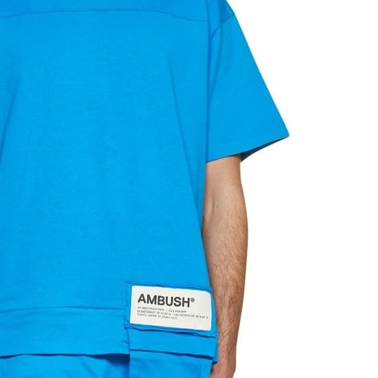 Ambush Blauwe Katoenen T-Shirt - Image 4