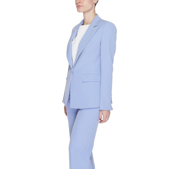 Silence Paarse Polyester Blazer - Image 3