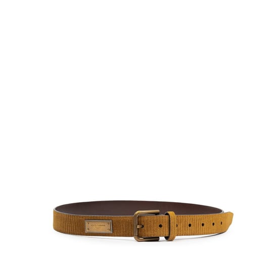 Dolce & Gabbana Bruine Leren Reguliere Riem - Image 1