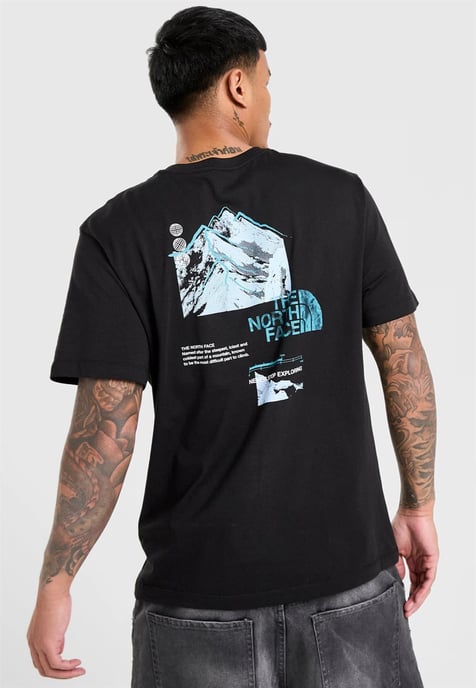 The North Face Dark Matter T-Shirt in Black - Image 3