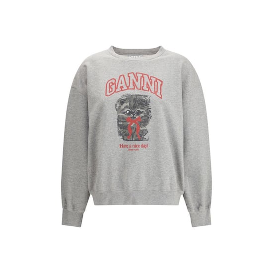 Ganni Grijze Katoenen Sweatshirt - Image 1