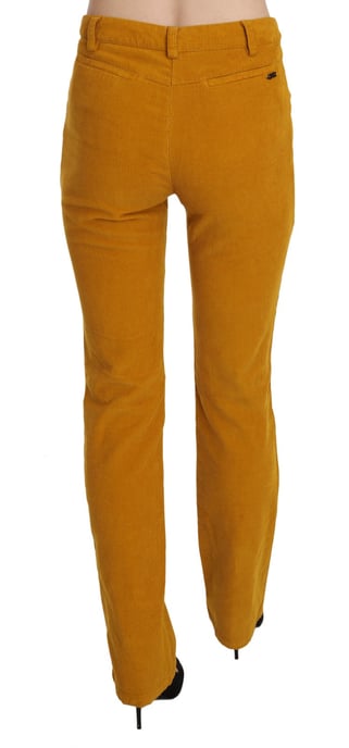 Costume National Oranje Hoge Taille Rechte Broek - Image 5