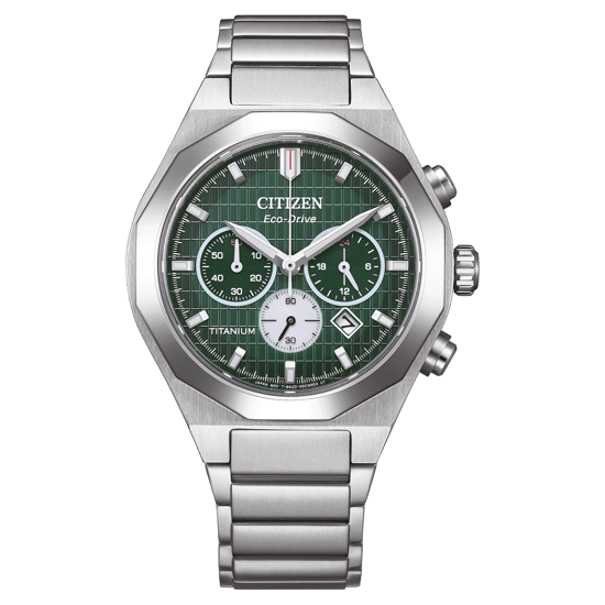 Citizen Zenshin Senkei Heren Horloge Zilverkleurig CA4691-59X - Image 1