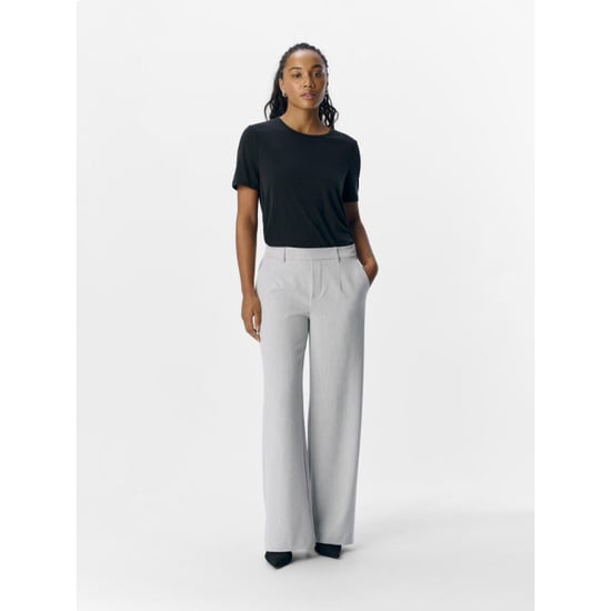 Object objlisa wide pant noos 23037921 light grey melange - Image 3