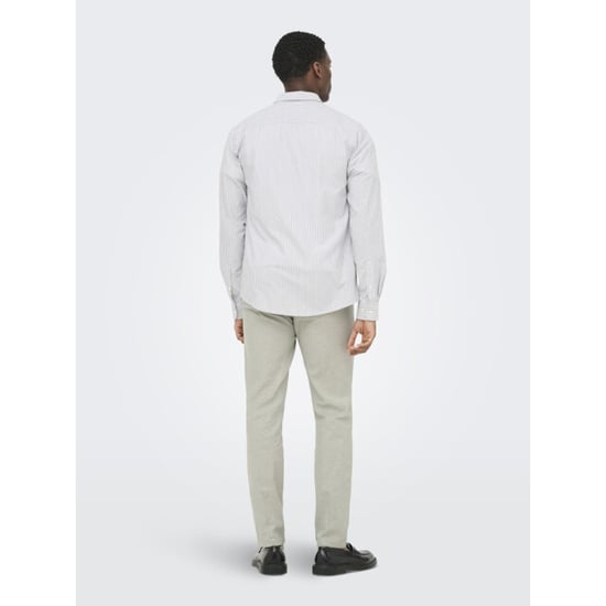 Only & Sons onsmark tap 0011 cotton linen pant 22024937 sea spray - Image 6