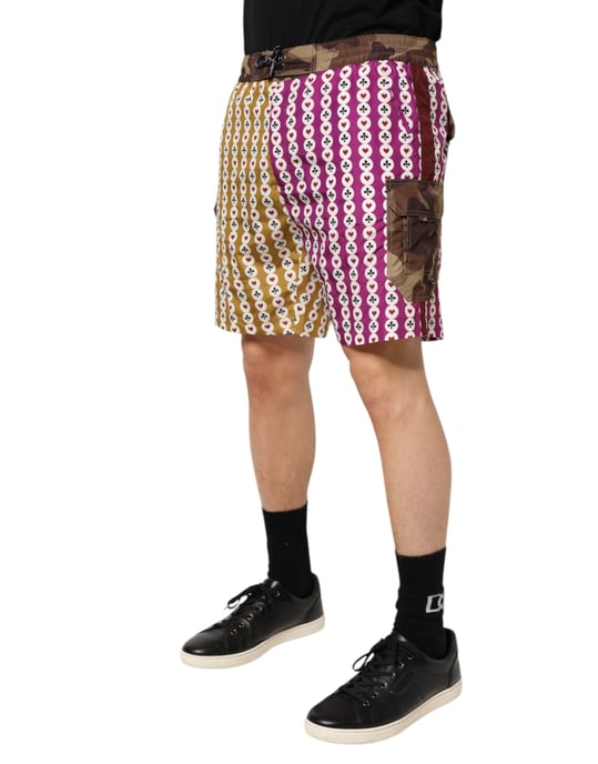 Dolce & Gabbana Flerfärgade Camo-Simshorts - Image 3