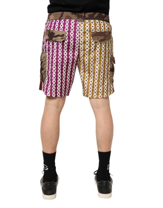 Dolce & Gabbana Flerfärgade Camo-Simshorts - Image 4