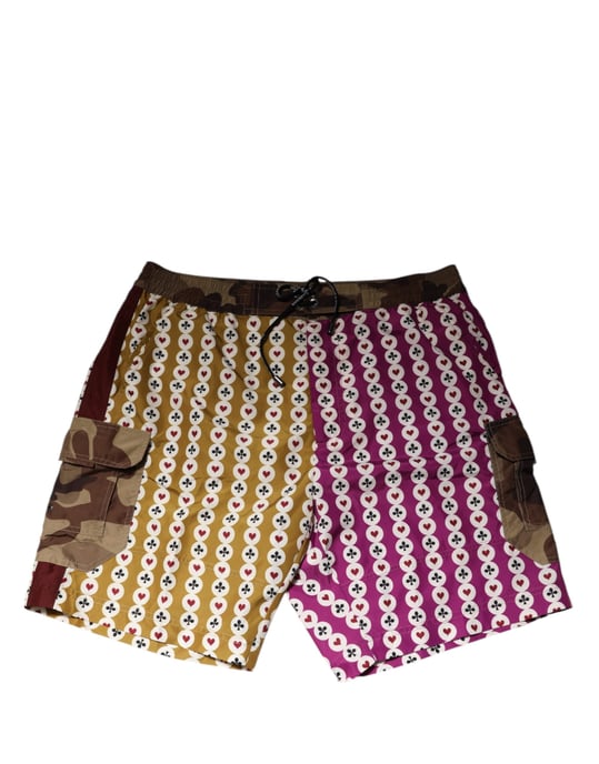 Dolce & Gabbana Flerfärgade Camo-Simshorts - Image 5