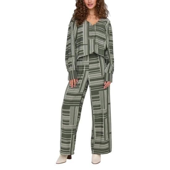 Jacqueline De Yong Green Viscose Blouse - Image 3