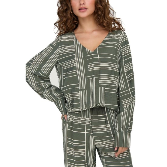 Jacqueline De Yong Green Viscose Blouse - Image 4