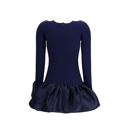 Self-Portrait Blue Viscose Cocktail Dress - Image 2