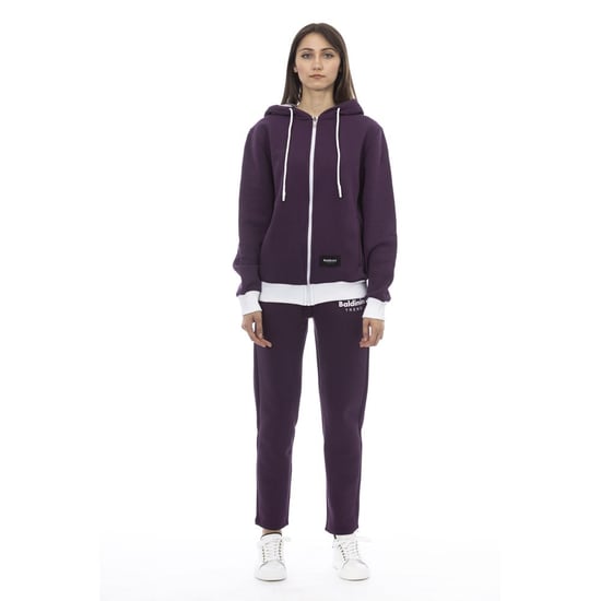 Baldinini Trend Purple Cotton Women Sweater - Image 1
