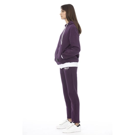 Baldinini Trend Purple Cotton Women Sweater - Image 2