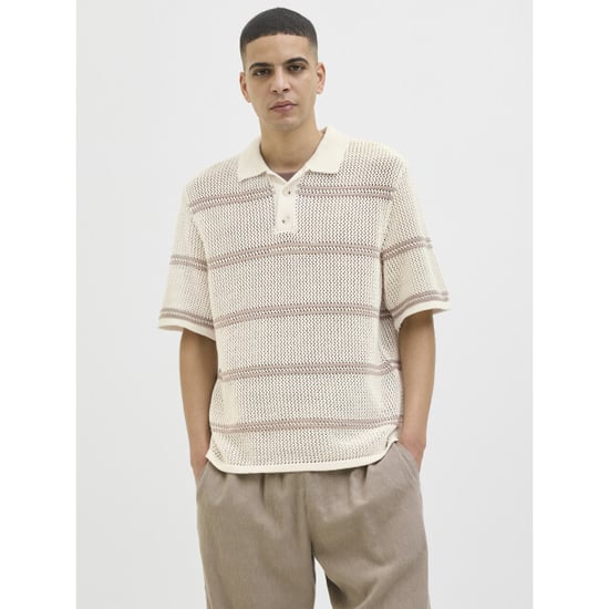 Jack & Jones Jorsummer knit ss polo styd ss25 - Image 1