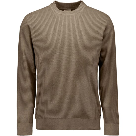 No Excess Pullover crewneck rib taupe - Image 4