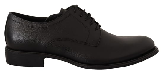 Dolce & Gabbana Svarta Läder Snörda Herrformella Derby Skor - Image 1
