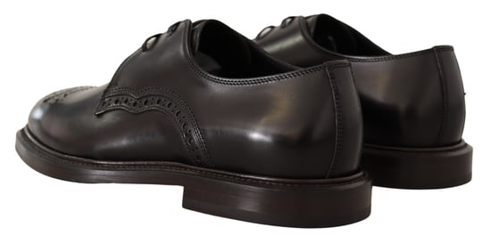Dolce & Gabbana Zwarte Leren Formele Derby Schoenen - Image 6