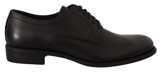 Dolce & Gabbana Zwarte Leren Veterschoen voor Heren Formele Derby Schoenen - Image 1