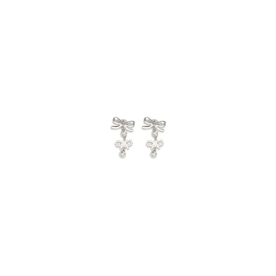 Self-Portrait Silver Brass Earrings - Image 2
