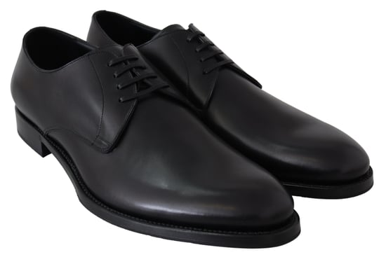 Dolce & Gabbana Zwart Leren SARTORIA Handgemaakte Schoenen - Image 4