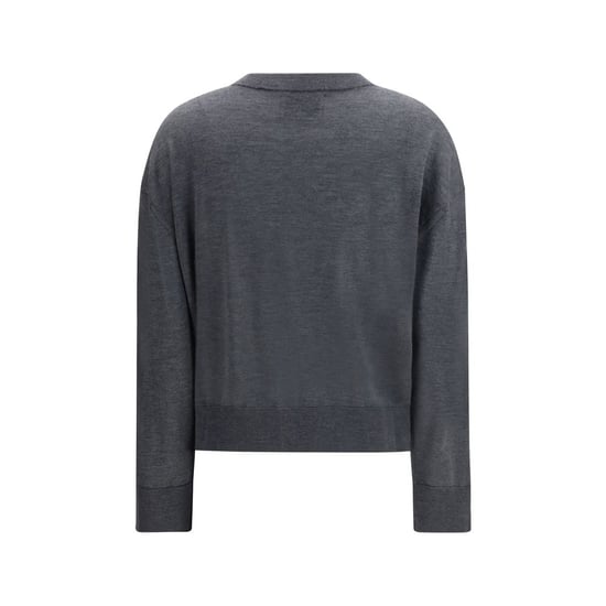 Loulou De Saison Gray Cashmere Cardigan - Image 2