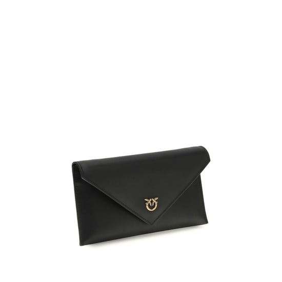 PINKO Zwarte Kalfskleren Bos Taurus Clutch Tas - Image 2