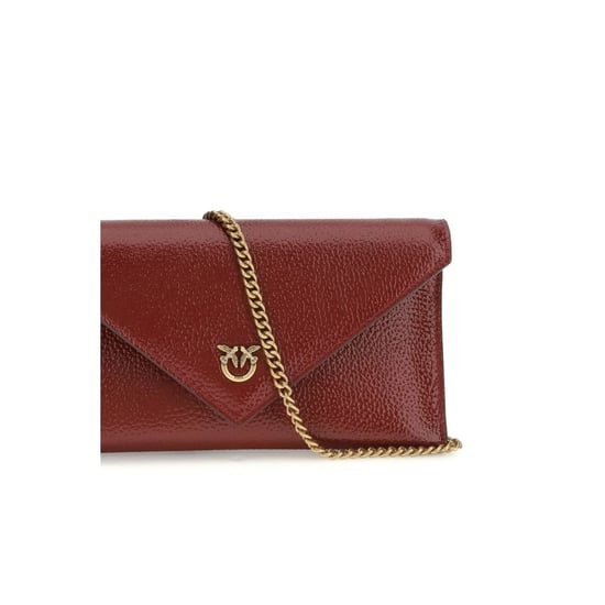 PINKO Bordeaux Kalfsleer Bos Taurus Clutch Tas - Image 4