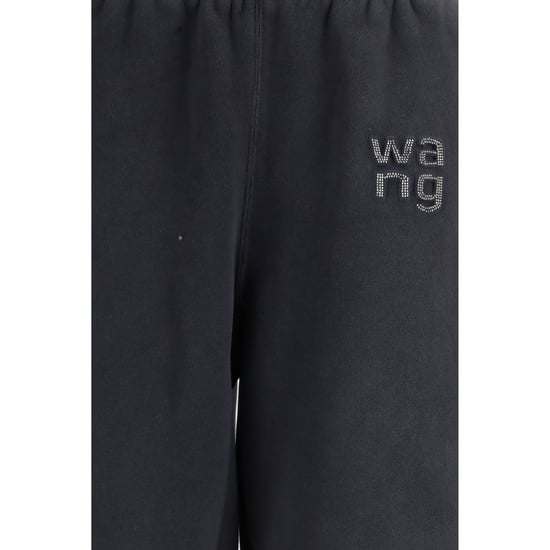 Alexander Wang Black Cotton Joggers (Workout Pants) - Image 3