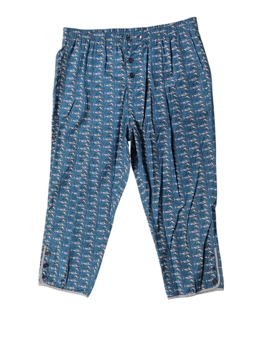 Dolce & Gabbana Blå Hajartryck Kort Beachwear Baddräkt - Image 2