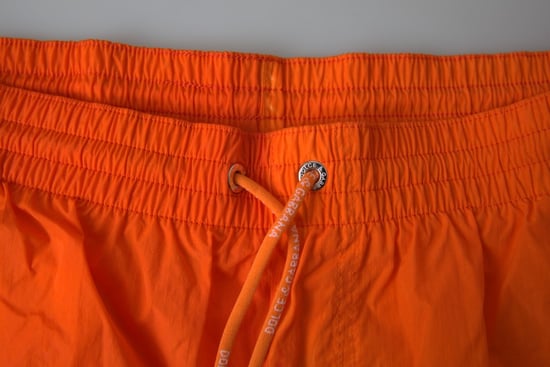 Dolce & Gabbana Orange Blue Gradient Badkläder Shorts - Image 5