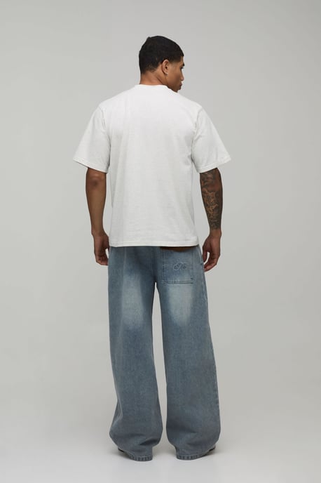 Relaxed Heavyweight Henley T-shirt - Image 2